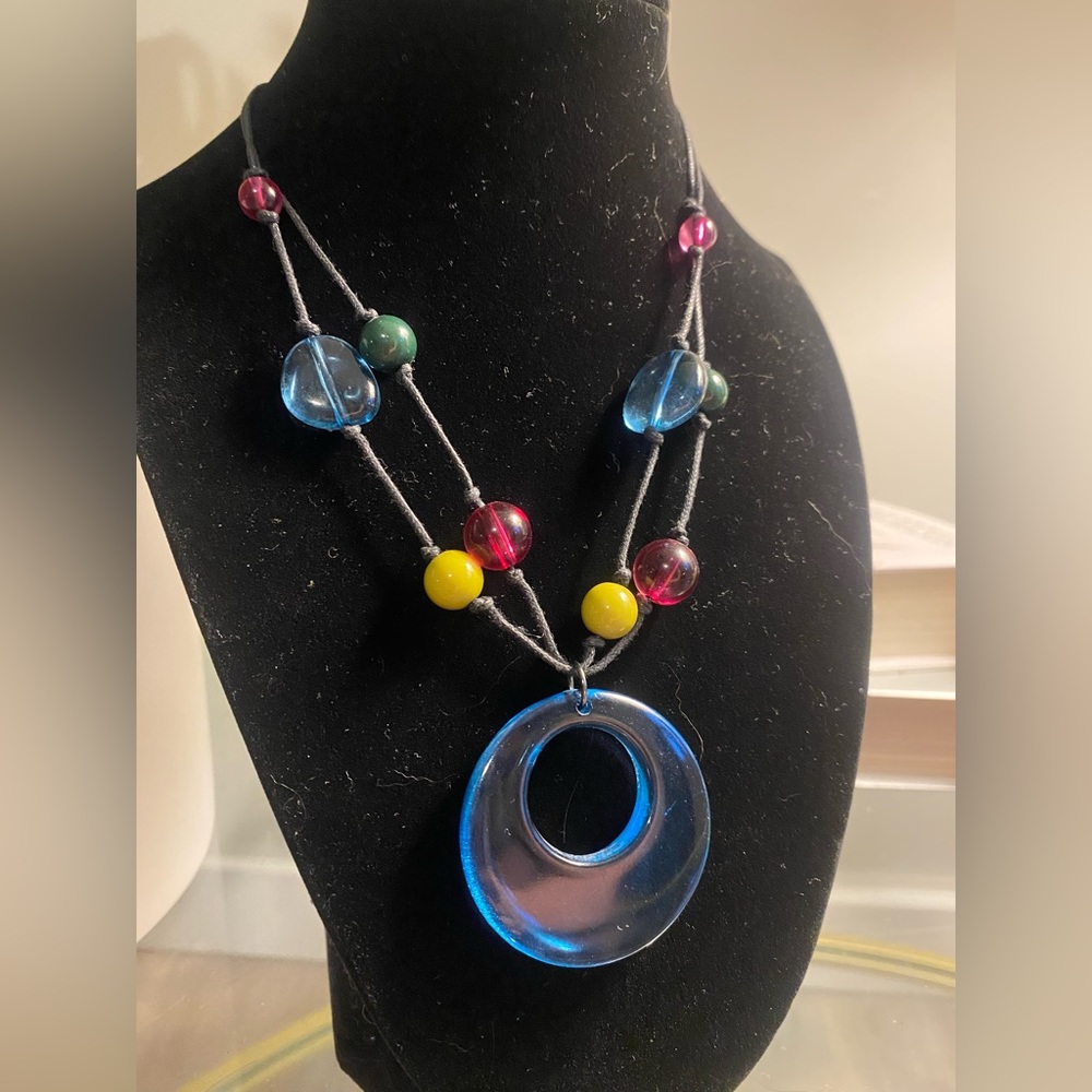 Multi Colored Beaded Necklace